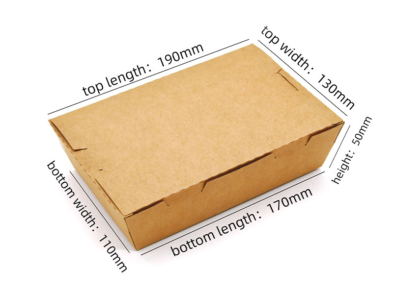 Caja de papel para alimentos con equilibrio de humedad de 170 #M