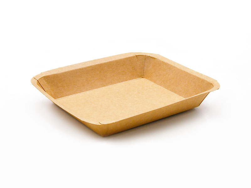 2# Bandeja de comida de papel altamente adaptable