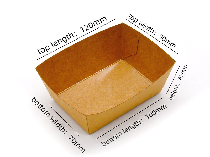 Caja de barco de patatas fritas