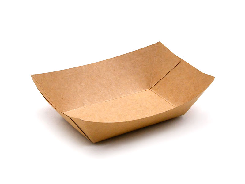 Bandeja de papel con forma de barco altamente personalizable de 3#