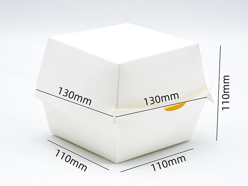 Caja de hamburguesa de cartón resistente al aplastamiento HB#110