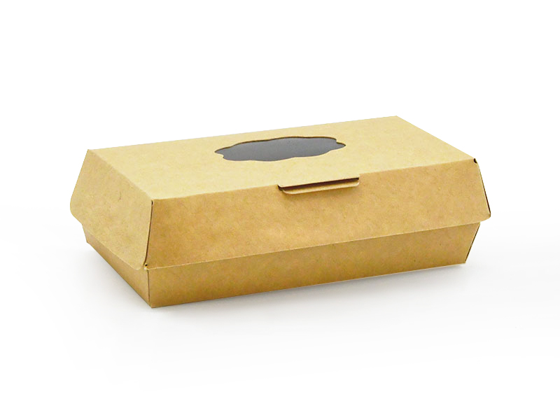 HB#132 manteniendo la forma perfecta de la hamburguesa Caja de cartón para hamburguesas