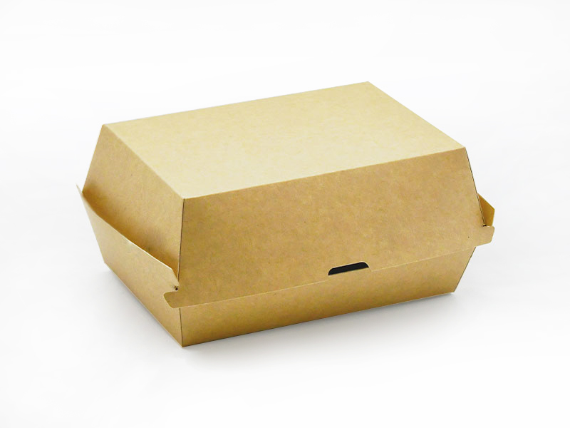 Caja de hamburguesa de cartón que mejora la marca HB#170