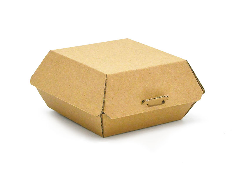 HB 89 Cajas de comida para llevar ecológicas Caja de hamburguesa corrugada