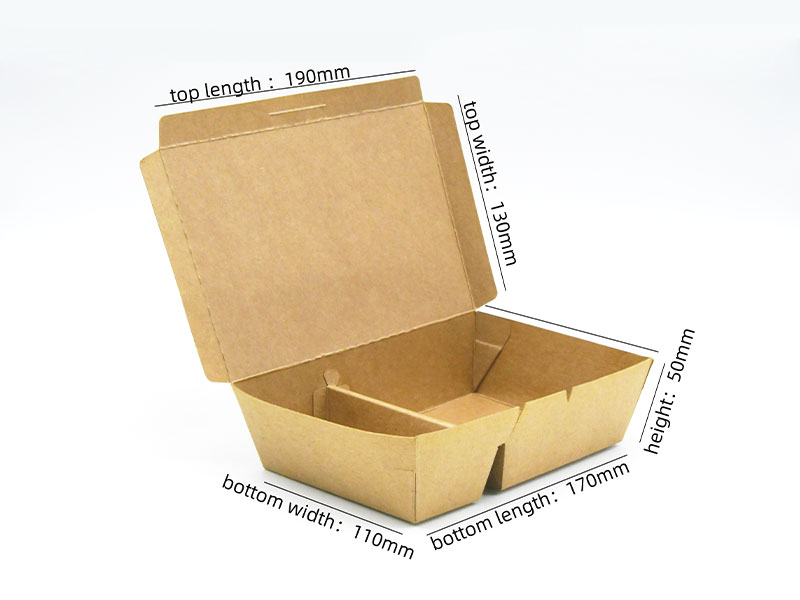 L170 izquierda y derecha dos rejillas Caja de papel alimentario a prueba de fugas