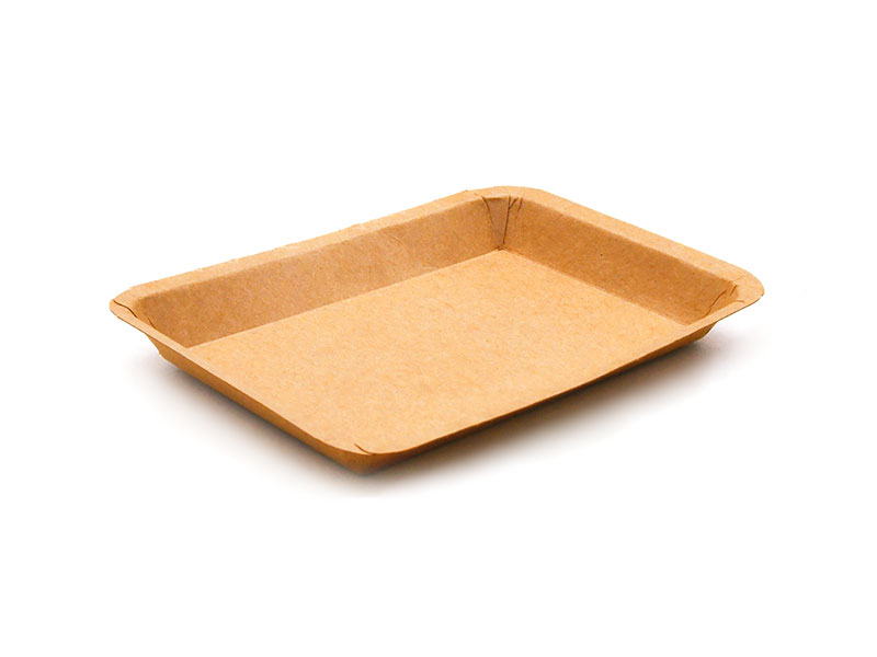 1# Fuerte protección Bandeja de papel para alimentos
