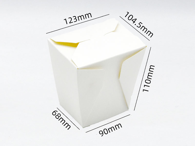 CUENCO DE PAPEL PARA FIDEOS DE 32 OZ con un largo tiempo de conservación del calor