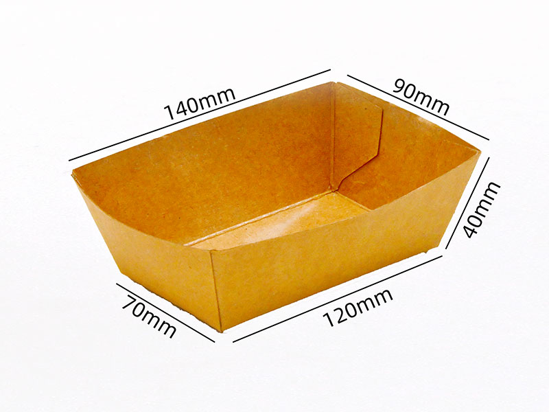 Caja grande para barco de fritura francesa