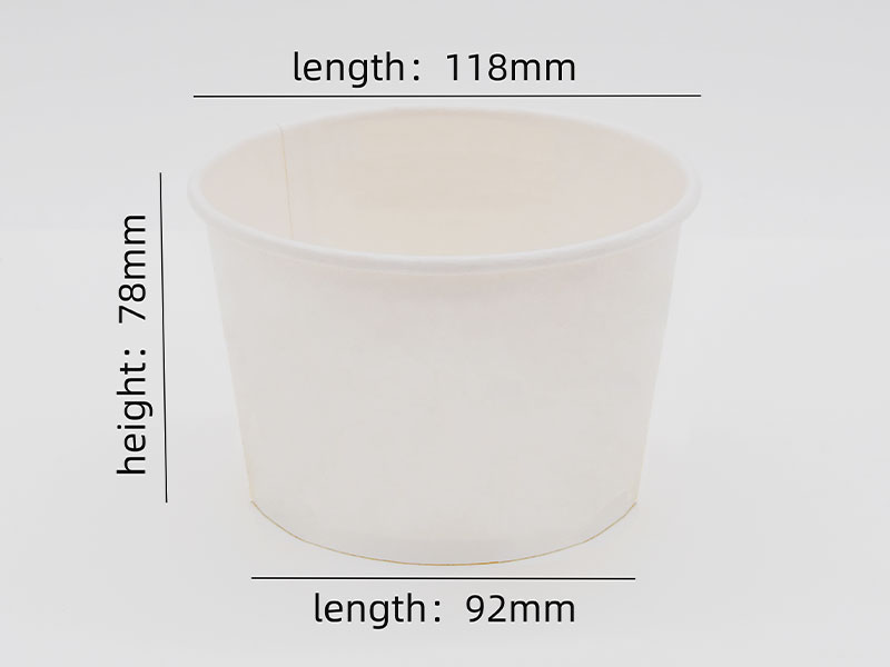 600 cuencos de papel