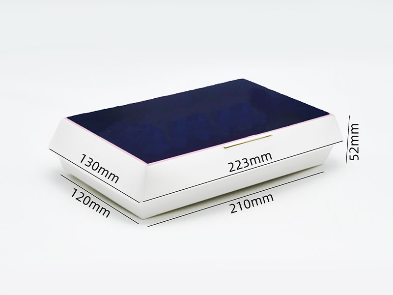 Caja de cartón para hamburguesas HB#210 fácil de abrir