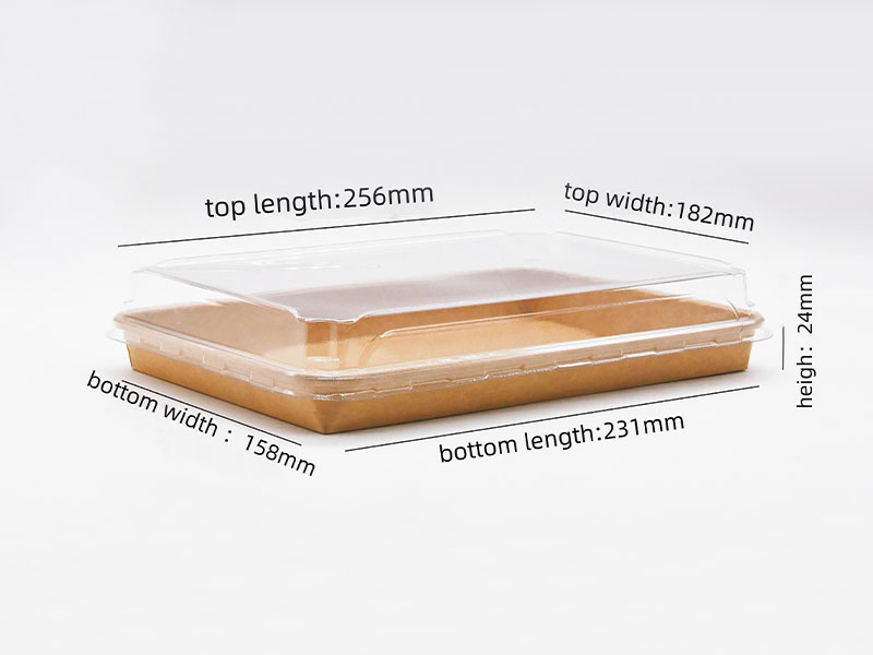 JBTP-11# Bandeja de papel con bordes enrollables ecológica